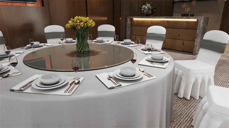 Hotel Polyester Satin Tablecloth